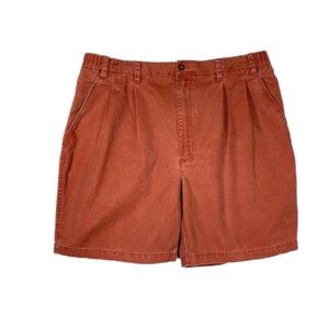 Grand Slam Men’s Sun Scorched Terracotta  Pleated Front Golf Shorts